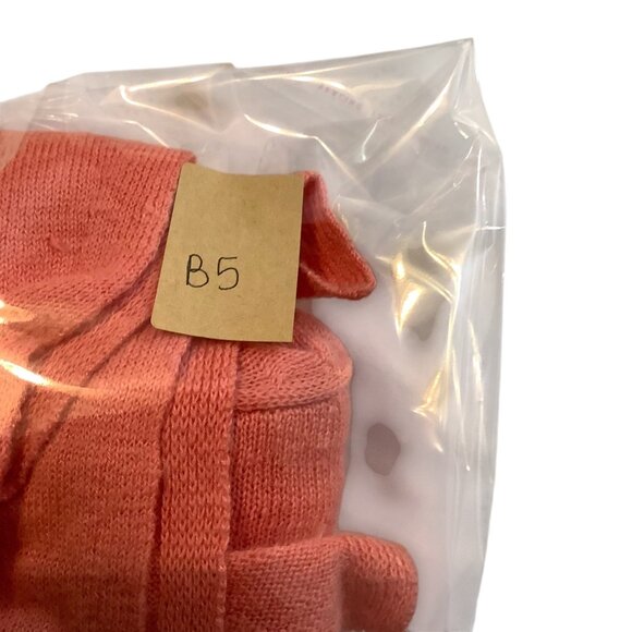 J. Jill Womens Open Front Cardigan Medium Petite Coral Linen Blend - Picture 7 of 7